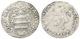 BOLOGNA
Paolo IV (Gian Pietro Carafa), 1555-1559. . Gabella.
Ag gr. 2,12
Dr. PAVLVS III PONT MAX Stemma ovale.
Rv. BONONIA MATER STVDIORVM Leone v...