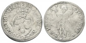 FIRENZE
Francesco I de’Medici, 1574-1587.. Mezzo Giulio.
Ag gr. 1,37 
Dr. FRA M MAG - DVX ETRVRIA II. Stemma ovale.
Rv. S IOANNES - BAPTISTA. Figu...