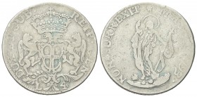 GENOVA
Dogi Biennali, 1528-1797. III Fase, 1637-1797.. 4 Lire 1793.
Ag gr. 14,96
Dr. DUX ET GUB - REIP GEN. Stemma della Repubblica coronato e sost...