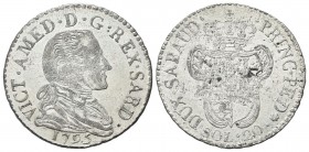 REGNO DI SARDEGNA
Vittorio Amedeo III, 1773-1796. . 20 Soldi 1795.
Mi gr. 5,29
Dr. VICT AMED D G REX SARD. Busto del re a d.; sotto, 1795.
Rv. DUX...