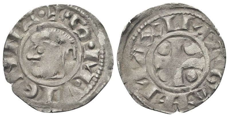 FRANCIA
Arcediocesi di Vienne, c. 1200-1250.. Denaro anonimo.
Ag gr. 0,84
Dr....
