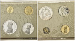 MALTA - SMOM
Angelo de Mojana di Cologna, 1962-1988.. Set 1981 di quattro monete in blister: 10 Scudi, 5 Scudi, 2 Scudi e 1 Scudo.
Au e Ag gr. 12 (A...