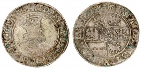 Austria Bohemia Kipper 24 Kreuzer 1620 Troppau. Friedrich (1610-1623).Averse: Crowned bust right value (24) below titles of Friedrich. Reverse: Round ...