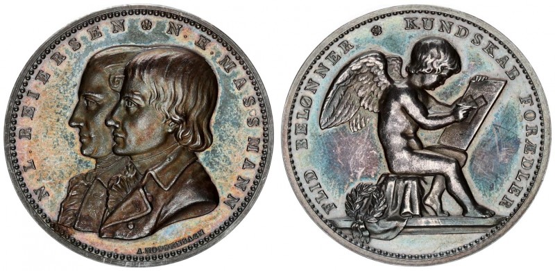 Denmark Medal 1831 Friedrich VI(1808-1839). Silver medal 1831 from A. Hoppensach...