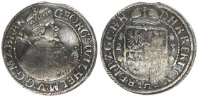 Germany Prussia 1 Ort 1623 Konigsberg(BRAN/B:H). George William Elector of Brandenburg(1619-1640) Bust of a prince in an electoral cloak with no mint ...