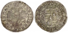 Germany Oldenburg 1 Gulden 28 Stubers 1637 Anton Gunther (1603-1667). Jever in the name of Ferdinand III (1637-1657) circa 1649-1651. Av.: FLOR•ANT•GV...