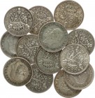 Great Britain 3 Pence 1931-1936 Lot of 13 Coins. George V (1910-1936) Av: Head left Obverse Rv: Three oak leaves and acorns divided. Silver Fin: 0.500...