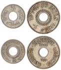 Palestine 5 & 10 Mils 1934-1940 Lot of 2 Coins
