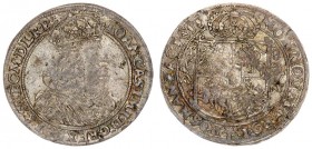 Poland 1 Ort 1655 AT Poznan. John II Casimir Vasa(1649-1668). Crown coins; ort 1655 AT Poznań; with the inscription POSNAN FAC on the reverse. Silver....