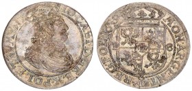 Poland 1 Ort 1659 TLB Krakow. John II Casimir Vasa (1649-1668). Crown coins; ort 1659 TLB Krakow; Wieniawa coat of arms on the reverse.Silver. Gum.H. ...