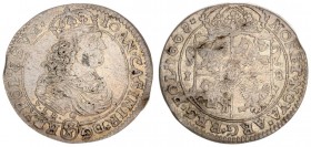 Poland 1 Ort 1668 TLB Bydgoszcz. John II Casimir Vasa (1649-1668). Crown coins; ort 1668; Bydgoszcz; end of the SVE / POL inscriptions; ornaments on t...