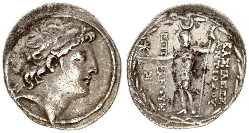 Greece Seleukid 1 Tetradrachma Antiochos VIII Epiphanes 121-97 BC. Diademed head...