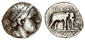 Greece Seleukid Syria 1 Drachma Antiochos III 223-187 BC. Drachm Apameia on-the-Orontes c. 212. Diademed head of Antiochos III to right. Rev. ΒΑΣΙΛΕΩΣ...
