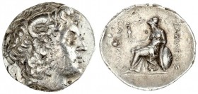 Greece Trace 1 Tetradrachma Lysimachus 321-281 BC. Tetradrachm 287/281 BC indefinite VAT Head of the deified Alexander / Athena with Nike statuette on...