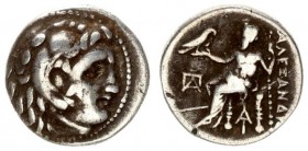 Greece Macedon 1 Drachma Antigonos I Monophthalmos 319-301 BC. In the name and types of Alexander III. Magnesia ad Maeandrum . Head of Herakles right ...