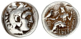 Greece Macedon 1 Drachma Antigonos I Monophthalmos 319-315 BC. In the name and types of Alexander III. Sardes. Head of Herakles right wearing lion ski...
