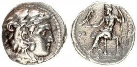 Greece Macedon 1 Tetradrachma Philip III Arrhidaios 323-317 BC. In the name and types of Alexander III. Sidon mint. Struck under Laomedon. Dated RY 13...