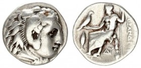Greece Macedonia 1 Drachma Alexander III (336-323 BC). Unsecured mint in Asia Minor. Av: Head of the young Herakles with lion skin on the right. Rev: ...