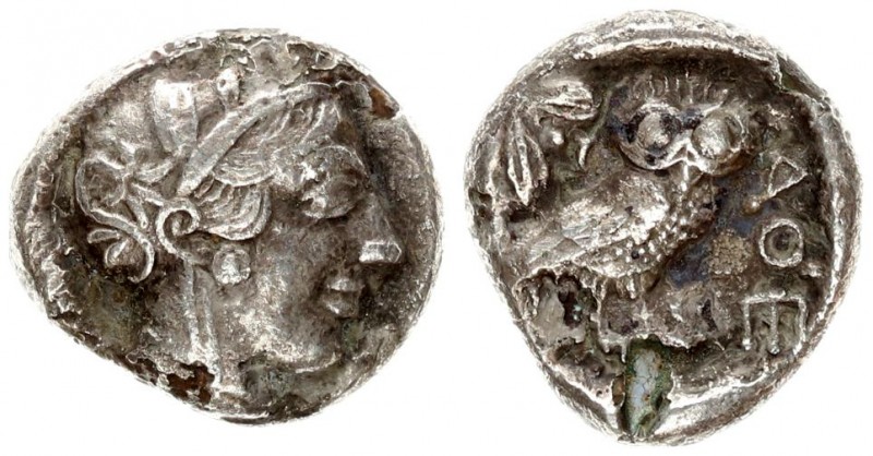 Greece Athens 1 Tetradrachma 454-404 BC. Athens Attica. Av.: Head of Athena wear...