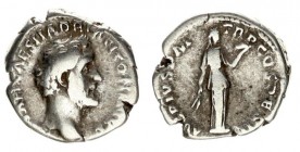 Roman Empire 1 Denarius Antoninus Pius AD 138-161. Roma. IMP T AEL CAES HAD - RI ANTO[NINVS]. bare head r.; Rv. AVG PIVS P M T - R P COS DES II Diana ...