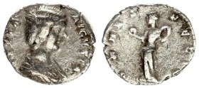 Roman Empire 1 Denarius Julia Domna AD 193-217. Roma. Averse: IVLIA - AVGVSTA. Averse description: Draped bust of Julia Domna on the right the hair in...