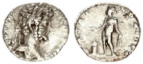 Roman Empire 1 Denarius Septimius Severus AD 193-211. Roma. SEVERVS PIVS AVG laureate head right / P M TR P XIIII COS III P P. Genius standing left sa...