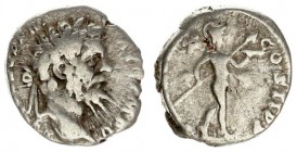 Roman Empire 1 Denarius Septimius Severus AD 195. Roma. Averse: L SEPT SEV PERT AVG IMP V. Laureate head to right. Reverse: P M TR P III COS II P P. M...