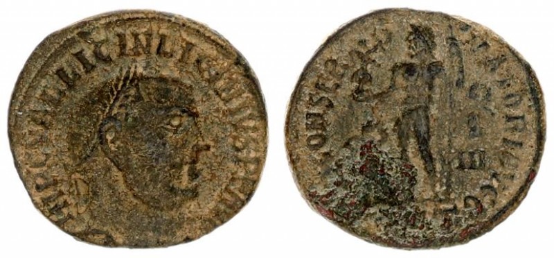 Roman Empire 1 Nummus Licinius I 308-324. Antioch. AD 313-4. IMP C VAL LICIN LIC...