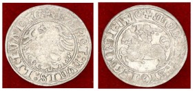Lithuania 1/2 Grosz 1510 Vilnius Sigismund I (1506-1548) Lithuanian coins 1510 Vilnius. Silver. Cesnulis-Ivanauskas 1S547-3 (RR) RARE