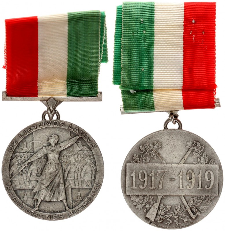 Lithuanian medal was established by the Ministry of National Defense. Was dedica...