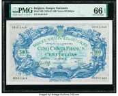 Belgium Banque Nationale de Belgique 500 Francs-100 Belgas 4.10.43 Pick 109 PMG Gem Uncirculated 66 EPQ. 

HID09801242017

© 2020 Heritage Auctions | ...