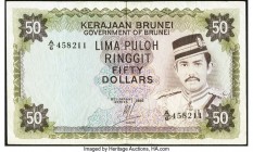 Brunei Government of Brunei 50 Ringgit 1986 Pick 9d KNB9e Very Fine. 

HID09801242017

© 2020 Heritage Auctions | All Rights Reserve