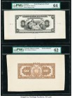 Ecuador Banco Central del Ecuador 20 Sucres ND Pick UNL Front and Back Proofs PMG Choice Uncirculated 64; Uncirculated 62. 

HID09801242017

© 2020 He...