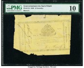 Haiti Government of South Haiti 12 Gourdes 1868 Pick 54 PMG Very Good 10. Edge damage.

HID09801242017

© 2020 Heritage Auctions | All Rights Reserve