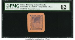 India Princely States 1 Paisa ND (1939-46) Pick S226a Jhunjhunwalla-Razack 10.9.1A PMG Uncirculated 62. Rounded corner variety.

HID09801242017

© 202...