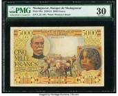 Madagascar Banque de Madagascar et des Comores 5000 Francs 30.6.1950 Pick 49a PMG Very Fine 30. Pinholes.

HID09801242017

© 2020 Heritage Auctions | ...