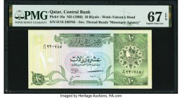 Qatar Qatar Central Bank 10 Riyals ND (1996) Pick 16a PMG Superb Gem Unc 67 EPQ. 

HID09801242017

© 2020 Heritage Auctions | All Rights Reserve