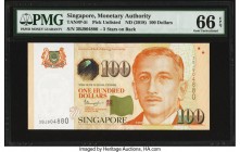 Singapore Monetary Authority 100 Dollars ND (2018) Pick UNL PMG Gem Uncirculated 66 EPQ. 

HID09801242017

© 2020 Heritage Auctions | All Rights Reser...