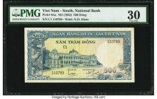 South Vietnam National Bank of Viet Nam 500 Dong ND (1962) Pick 6Aa PMG Very Fine 30. Pinholes and minor rust. 

HID09801242017

© 2020 Heritage Aucti...
