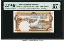 Yemen Democratic Republic South Arabian Currency Authority 250 Fils ND (1965) Pick 1b PMG Superb Gem Unc 67 EPQ. 

HID09801242017

© 2020 Heritage Auc...