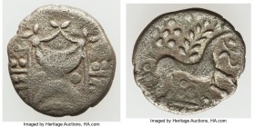 BRITAIN. Iceni. Antedios (ca. AD 10-30). AR unit (13mm, 1.35 gm, 2h). Choice Fine. Two opposed crescents, separated by superior and inferior pellets; ...