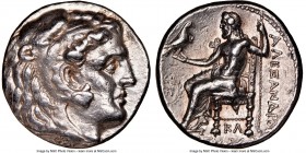 MACEDONIAN KINGDOM. Alexander III the Great (336-323 BC). AR tetradrachm (25mm, 8h). NGC Choice XF. Posthumous issue of 'Babylon', ca. 317-311 BC. Hea...