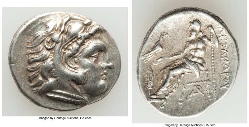 MACEDONIAN KINGDOM. Alexander III the Great (336-323 BC). AR drachm (19mm, 4.22 ...