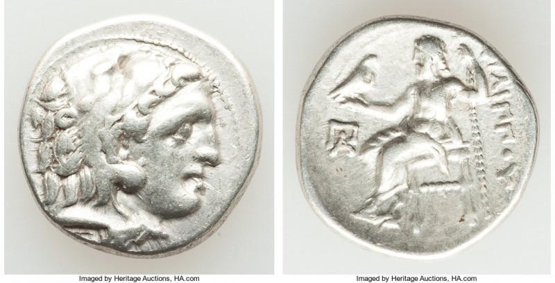 MACEDONIAN KINGDOM. Philip III Arrhidaeus (323-317 BC). AR drachm (18mm, 4.29 gm...