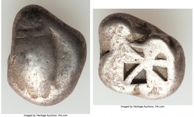 SARONIC ISLANDS. Aegina. Ca. 525-480 BC. AR stater (20mm, 11.97 gm). VG. Ca. 500...