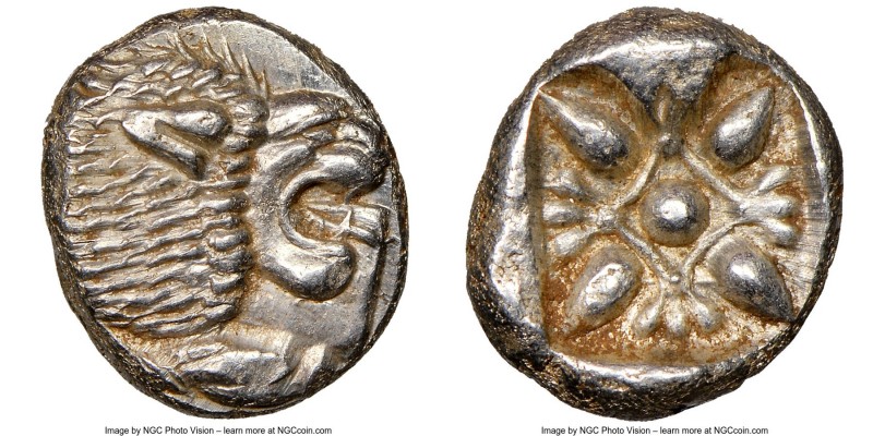 IONIA. Miletus. Ca. late 6th-5th centuries BC. AR 1/12 stater or obol (9mm, 1.15...