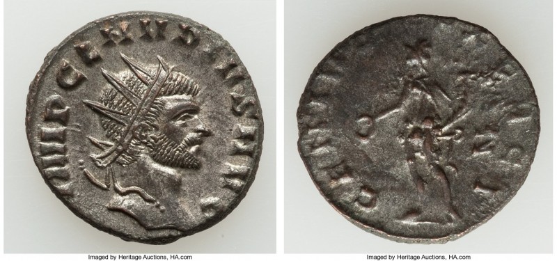 Claudius II (AD 268-270). AE antoninianus (20mm, 3.55 gm, 5h). MS, Silvering. Ro...