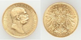 Franz Joseph I gold 10 Corona 1909 AU, KM2815. 18.9mm. 3.39gm. "Small head" variety. AGW 0.0980 oz.

HID09801242017

© 2020 Heritage Auctions | Al...