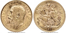 George V gold Sovereign 1911-C MS62 NGC, Ottawa mint, KM20. AGW 0.2355 oz. 

HID09801242017

© 2020 Heritage Auctions | All Rights Reserve