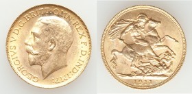 George V gold Sovereign 1911-C UNC (Edge Nicks), Ottawa mint, KM20. 21.8mm. 7.97gm. AGW 0.2355 oz. 

HID09801242017

© 2020 Heritage Auctions | Al...